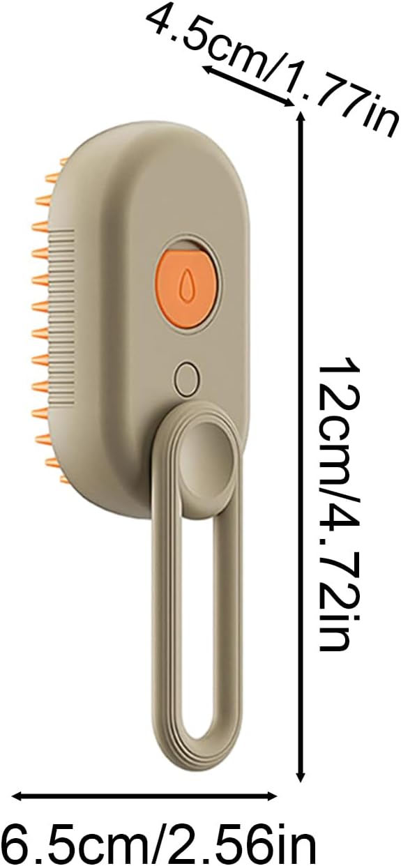 Cepillo de vapor 3 en 1 para mascotas.