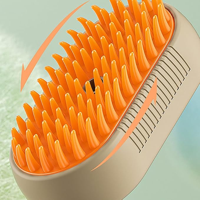 Cepillo de vapor 3 en 1 para mascotas.
