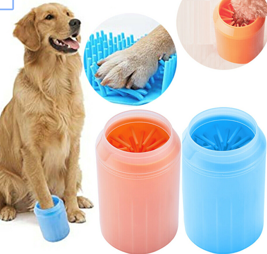 Limpiador de patas para mascotas.